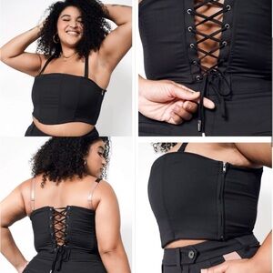NWT Wildfang Empower 6-Way Corset Size XL